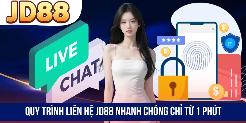 Quy trình liên hệ JD88 nhanh chóng chỉ từ 1 phút