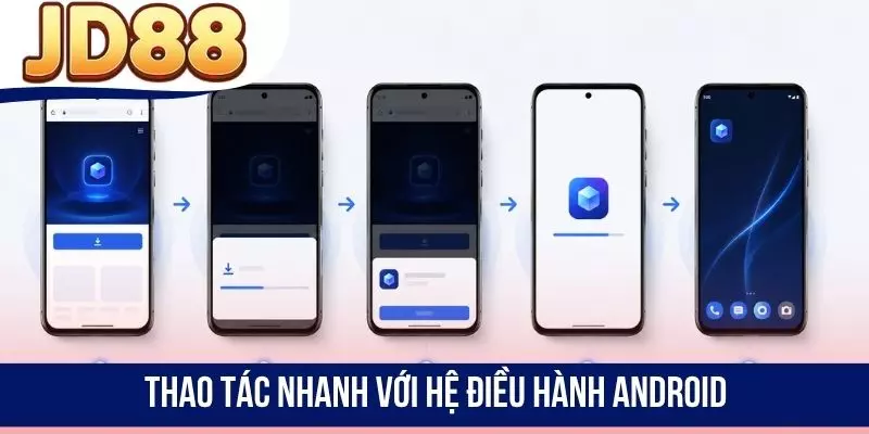 Thao tác nhanh với hệ điều hành Android